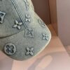 Louis Vuitton Classic Denim Embossed Baseball Cap