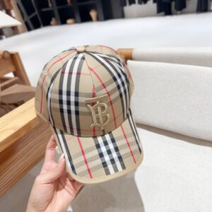Burberry Color Block Baseball Cap