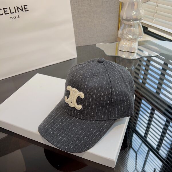 Celine Embroidered Logo Baseball Cap