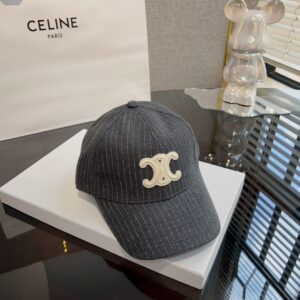 Celine Embroidered Logo Baseball Cap