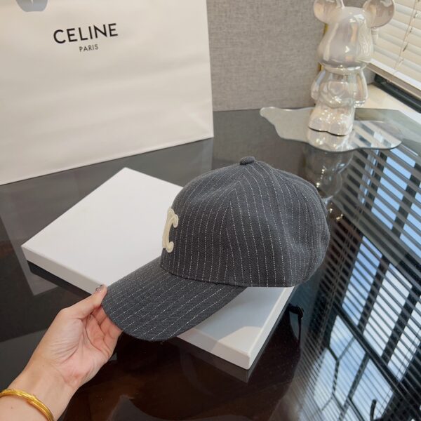 Celine Embroidered Logo Baseball Cap