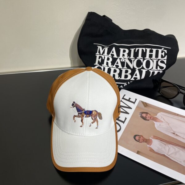 13407410978375824 Hermes Color Block Baseball Cap