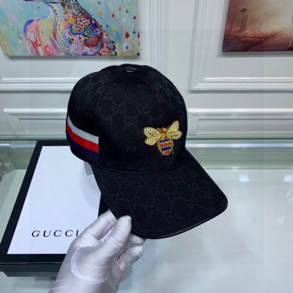 Gucci Original Embroidered Bee Baseball Cap