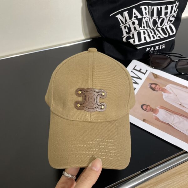 Celine Corduroy Minimalist Baseball Cap