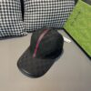 13407412040492284 Gucci Baseball Cap with Vertical Stripe and Webbing