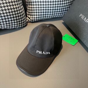 Prada Embroidered Baseball Cap