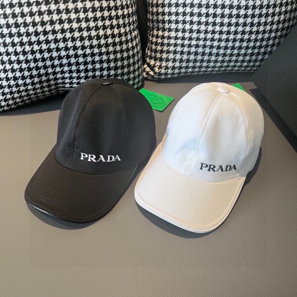 Prada Embroidered Baseball Cap