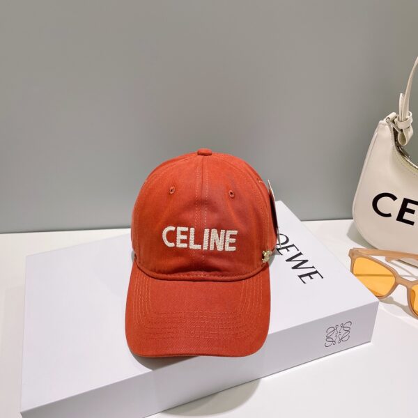 Celine Arc de Triomphe Embroidered Baseball Cap
