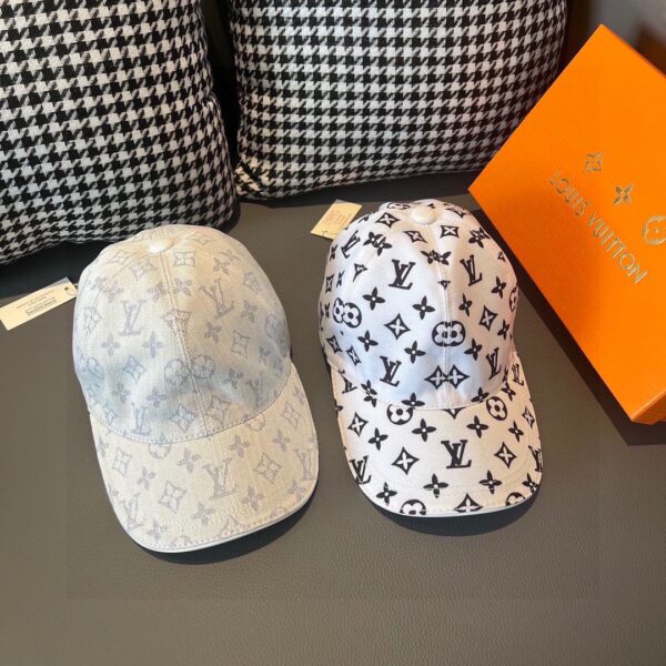 Louis Vuitton Denim Jacquard Baseball Cap (Original)