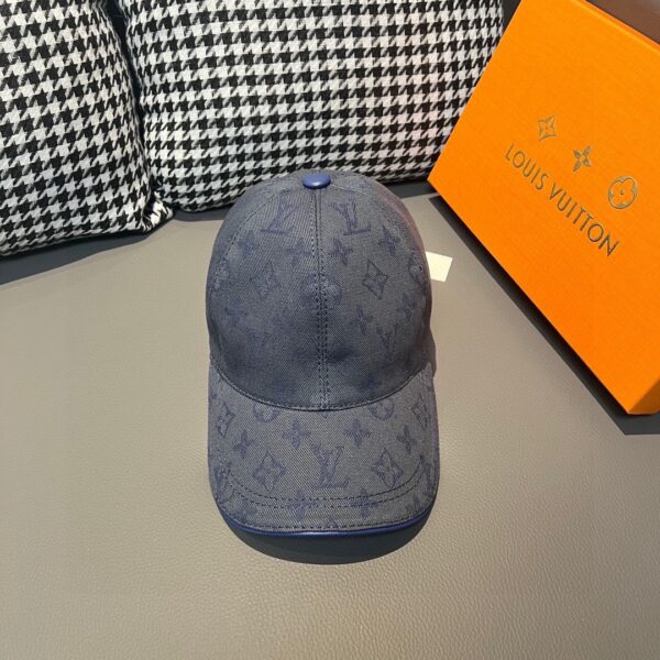 13407497415984607 Louis Vuitton Jacquard Denim Baseball Cap