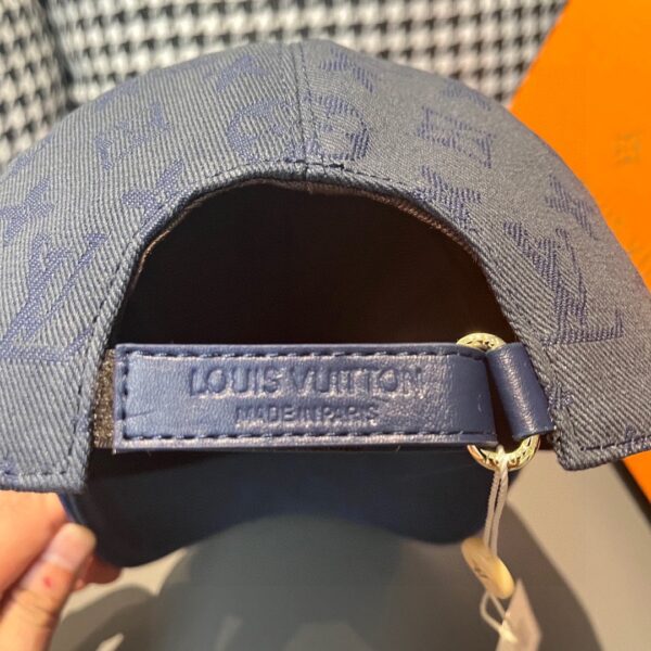 13407497421187605 Louis Vuitton Jacquard Denim Baseball Cap
