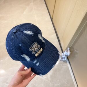 Celine Distressed Baseball Cap