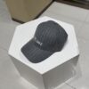 Celine Original Wool Striped Baseball Cap