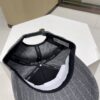 Celine Original Wool Striped Baseball Cap