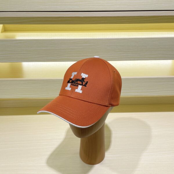 13407498738078340 Hermes Color Block H Baseball Cap