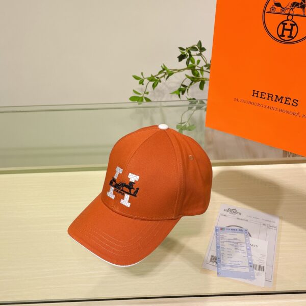 13407498743862593 Hermes Color Block H Baseball Cap