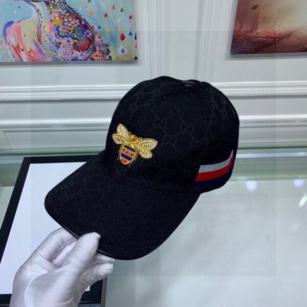 Gucci Embroidered Bee Baseball Cap