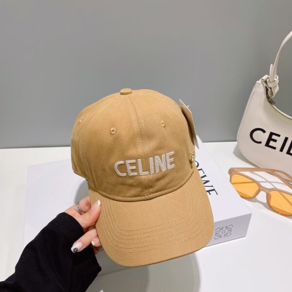 Celine Arc de Triomphe Embroidered Baseball Cap