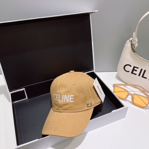 Celine Arc de Triomphe Embroidered Baseball Cap