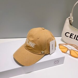 Celine Arc de Triomphe Embroidered Baseball Cap