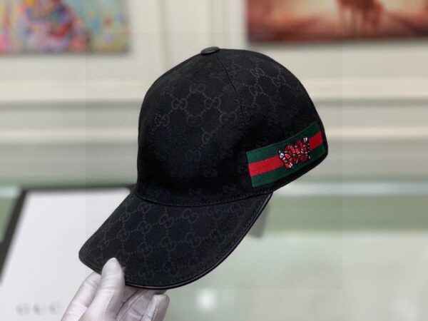 Gucci Embroidered Python Baseball Cap