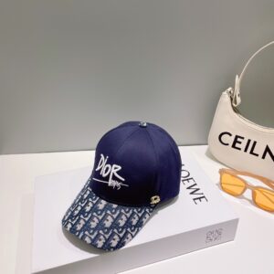 Dior Embroidered Letter Baseball Cap