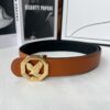 Replica Stefano Double-Sided Calfskin Leather Belt