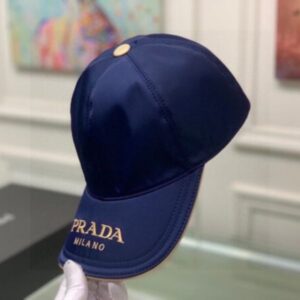 Prada Embroidered Baseball Cap
