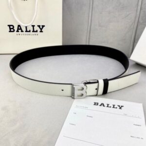 未命名 (600 x 600 像素) (11) Bally Two-Tone Calfskin Men's Belt