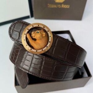 未命名 (600 x 600 像素) (2) STEFANO RICCI Leopard Head Belt Replica