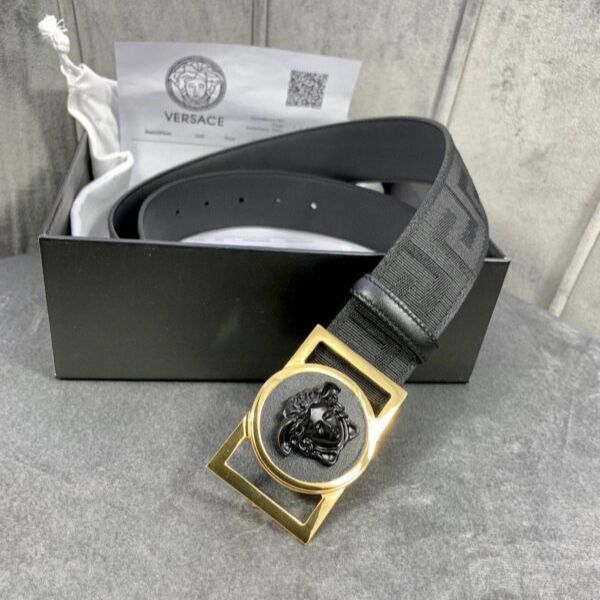 Versace Keys Pattern Belt Replica