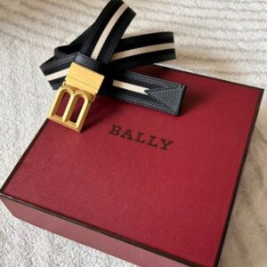 未命名 (600 x 600 像素) (6) Bally Lychee Grain Calfskin Belt Replica