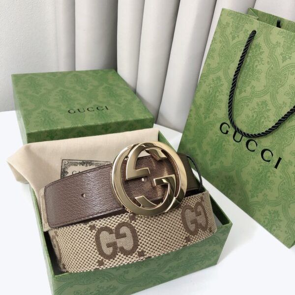 Gucci Men's Belt with Classic Double G Buckle Replica